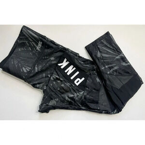 Victorias Secret Pink • Grey Black Mesh Ultimate Leggings